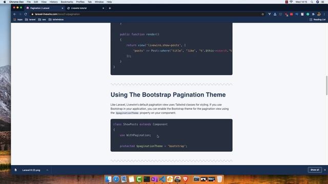 Laravel Livewire Tutotiral #10 Pagination Data (Customize with Tailwindcss) смотреть онлайн
