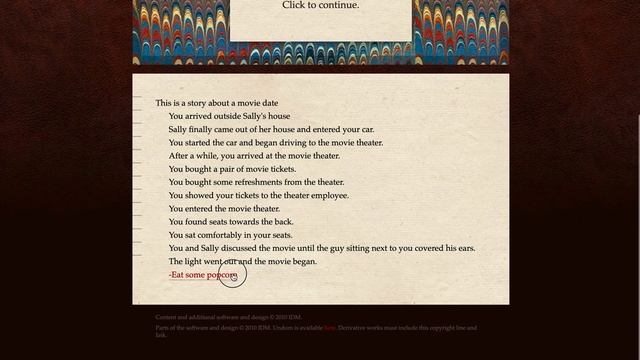 Scheherazade-IF Demo