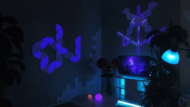 Daft Punk - Something About Us Nanoleaf Music Light Show for Lines, Shapes, Canvas, Aurora Lights смотреть онлайн