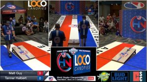 MATT «THE CHAMP» «THE GOAT» GUY vs  the KING SLAYER TANNER HALBERT: King of Cornhole FINALS SN 15