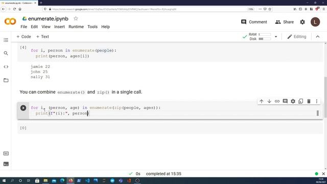 Python Snippets - enumerate смотреть онлайн