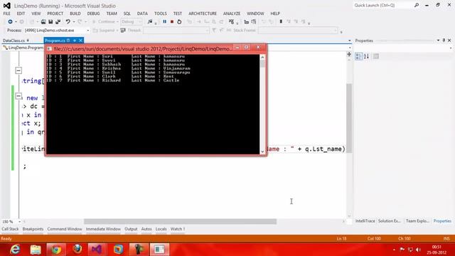 LINQ to SQL Tutorial 1 смотреть онлайн