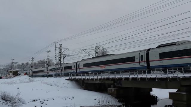 Скоростной поезд "САПСАН" 767А Санкт-Петербург-Москва смотреть онлайн