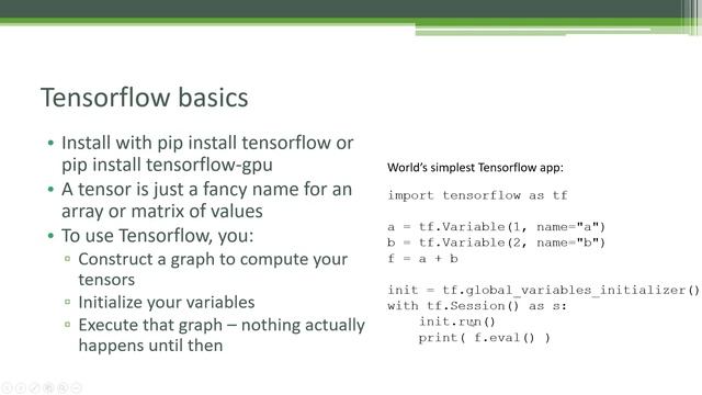 Deep Learning Lecture 5: Introducing Tensorflow смотреть онлайн