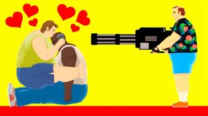 ЧТО ВЫ ДЕЛАЕТЕ? ДИКИЙ МУЖИК ПРИШЕЛ С ПУЛЕМЕТОМ! ПРОШЕЛ УГАРНЫЙ УРОВЕНЬ В ХЭППИ ВИЛС (Happy Wheels)