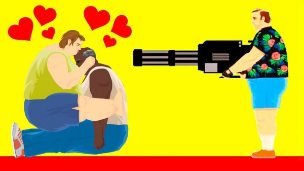 ЧТО ВЫ ДЕЛАЕТЕ? ДИКИЙ МУЖИК ПРИШЕЛ С ПУЛЕМЕТОМ! ПРОШЕЛ УГАРНЫЙ УРОВЕНЬ В ХЭППИ ВИЛС (Happy Wheels)