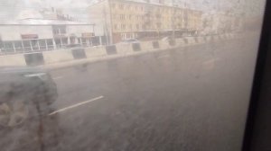 Поездка на троллейбусе БКМ-321 №1084 по маршруту №15 (г. Красноярск)