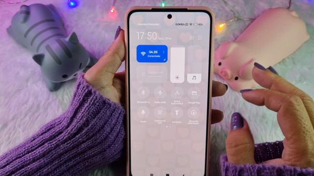 CENTRO DE CONTROLE SEM O CINZA! 4 Temas Femininos Pra Tirar O Cinza Da BARRA DE STATUS - MiUI 14