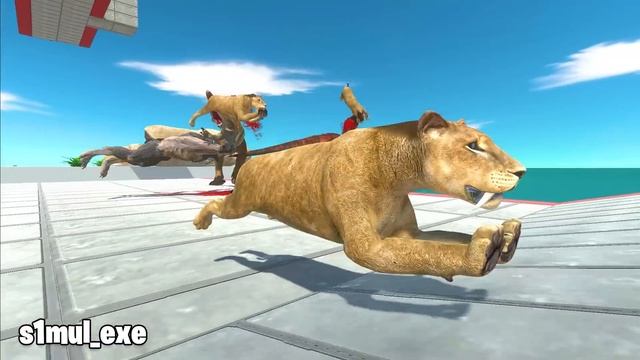 Jump and Escape from the Dinosaur Raged Bites - Animal Revolt Battle Simulator смотреть онлайн