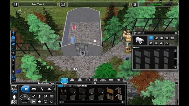Zoo Tycoon 2 Exhibit Speed Build || Polar Bear смотреть онлайн