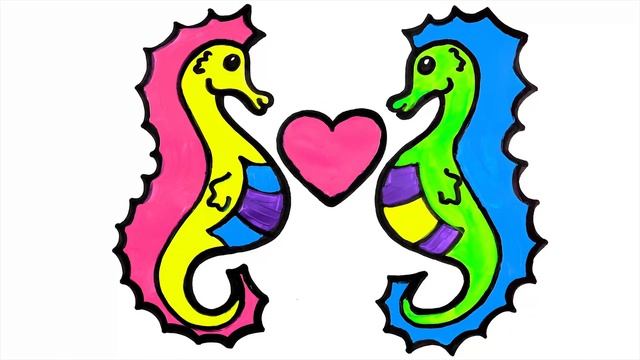 Rubik's Cube coloring and drawing for Kids, Toddlers Кис Кис смотреть онлайн