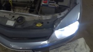 Установка светодиодных LED ламп на Opel Astra H
