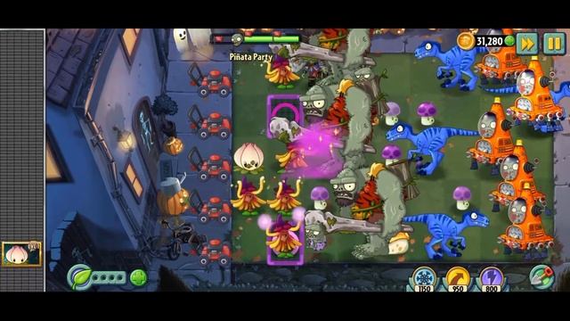 PVZ 2 - Toadstools Gulp Down Zombies Whole Easily - Plants vs Zombies 2 смотреть онлайн