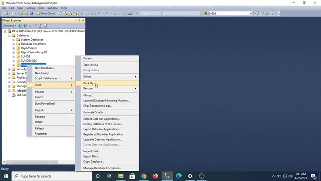 HOW TO PERFORM SQL SERVER DATABASE BACKUPS EASILY смотреть онлайн