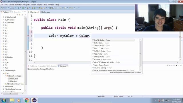 How to Create and Use Enumerations in Java смотреть онлайн