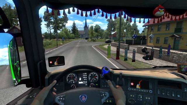Карта Южный регион Rus Map Велика Степь Euro Truck Simulator 2 Покатушка Мод Realistic Graphics Mod смотреть онлайн