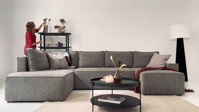 BRAVE DAVE corner sofa collection - ETS fabric - MIUFORM смотреть онлайн