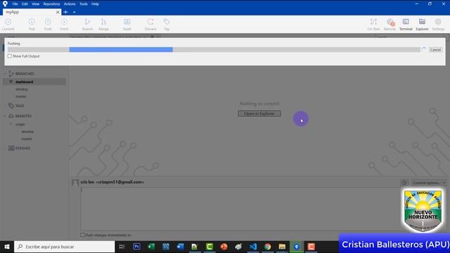 Crear Ramas branches en Source tree GIT смотреть онлайн