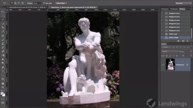 32 Видеокурс по Photoshop CS6 Фоновый слой смотреть онлайн