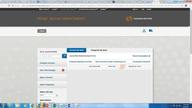 How to access JCR - Journal citation report смотреть онлайн
