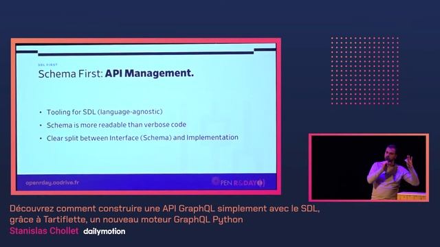 Découvrez comment construire une API GraphQL simplement avec SDL, grâce à Tartiflette - Dailymotion смотреть онлайн
