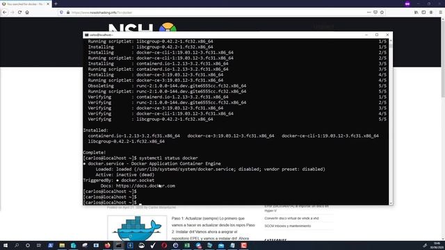 Cómo INSTALAR Docker en Fedora 32 (MUY SENCILLO) смотреть онлайн