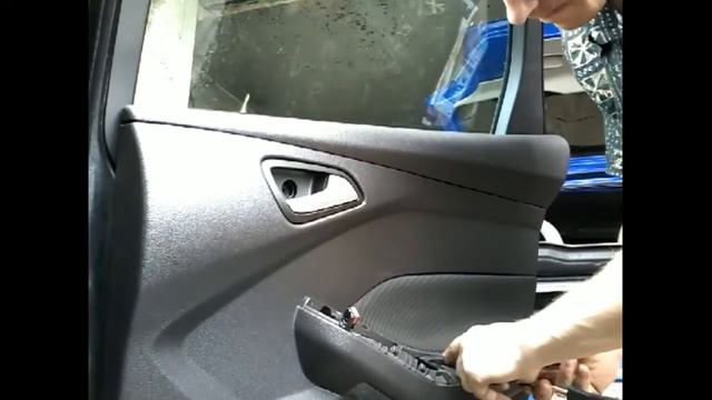 Как снять обшивку карту задней двери FORD FOCUS MK3 demontaz boczka drzwi tyl/back door panel remov смотреть онлайн