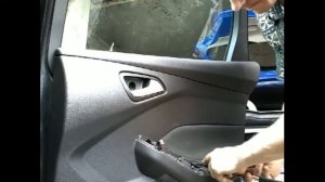 Как снять обшивку карту задней двери FORD FOCUS MK3 demontaz boczka drzwi tyl/back door panel remov