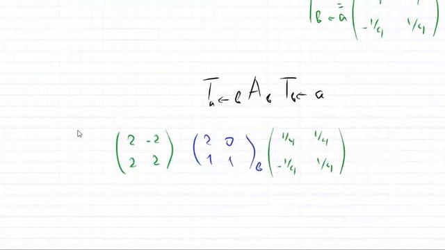 Как меняется матрица линейного оператора при смене базиса смотреть онлайн