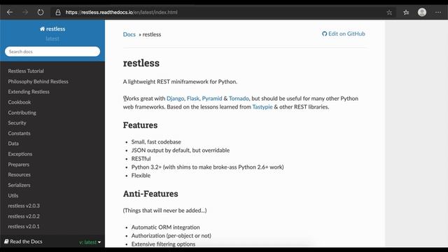 Django RestFramework Alternatives смотреть онлайн