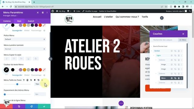 Thème Divi : Personnaliser l'en-tête d’un site web | Tutoriel header complet смотреть онлайн