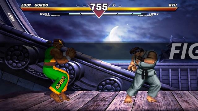 Eddy Gordo (Tekken) vs Ryu - Mugen Street Fighter Epic Fight смотреть онлайн