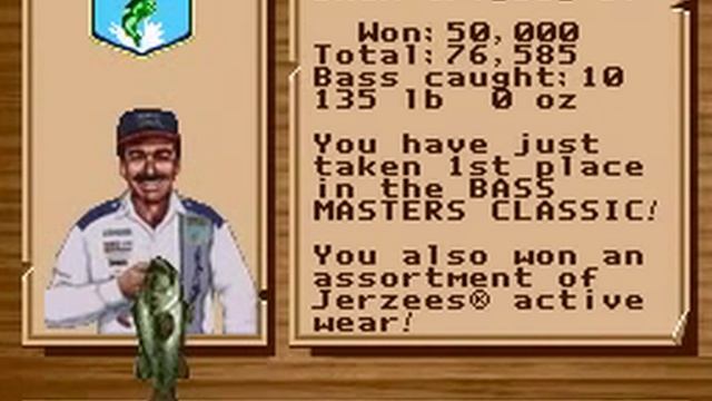 Bass Masters Classic Pro Edition Ending (SNES) смотреть онлайн