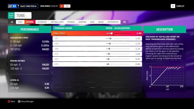 Horizon 4 - 2009-2003 HONDA S2000 RWD DRIFT BUILD смотреть онлайн