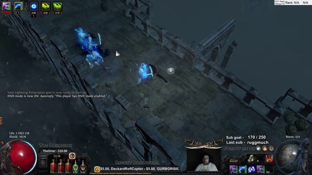 The lightning trap build thing / multitrapper / malachai's simula Path of exile POE смотреть онлайн