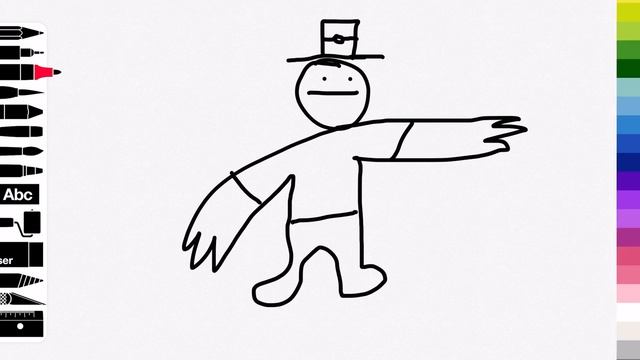 My blue roblox avatar but in the style of my humanoid crappy drawing смотреть онлайн