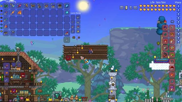 Terraria 1.3.2 Compact NPC House! | Almost Infinite House Design! | Post 1.3.1 Tutorial смотреть онлайн
