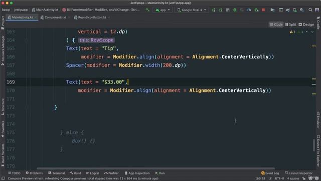 089 - Build a Tip Calculator App - Adding the TipRow and Slider смотреть онлайн