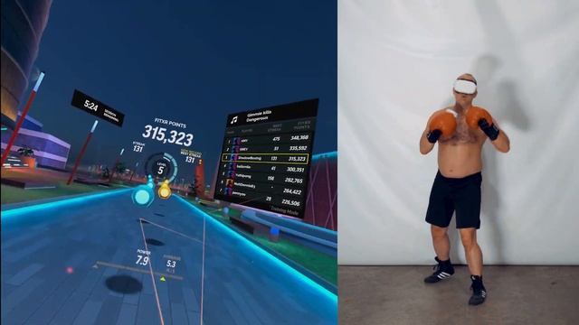 Lasers and Stuff (11 Min Workout, Mary, Advanced) - FitXR / Box VR on Quest 2 with Boxing Gloves!! смотреть онлайн
