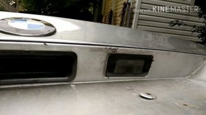 замена лампочки подсветки номера BMW E39, E46, E38