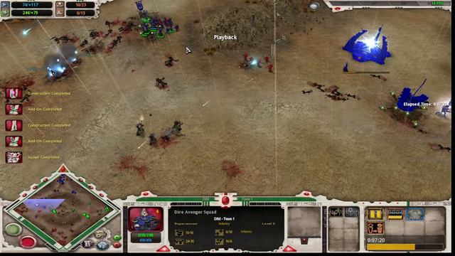 DAWN OF WAR WARHAMMER 40K SOULSTORM TITANIUM WARS MOD.ELDAR+TAU V CHAOS+ORKS INSANE.0 CASUALTIES. смотреть онлайн