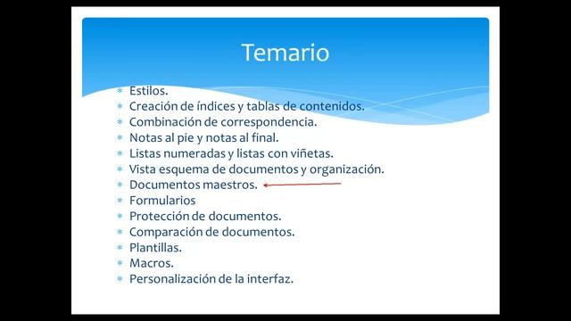 Curso Word 2010 Avanzado. Presentación Vídeo 1 смотреть онлайн