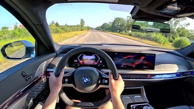 2023 BMW i7 - POV Test Drive (Binaural Audio) смотреть онлайн