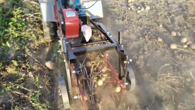 Копка картофеля новой копалкой смотреть онлайн