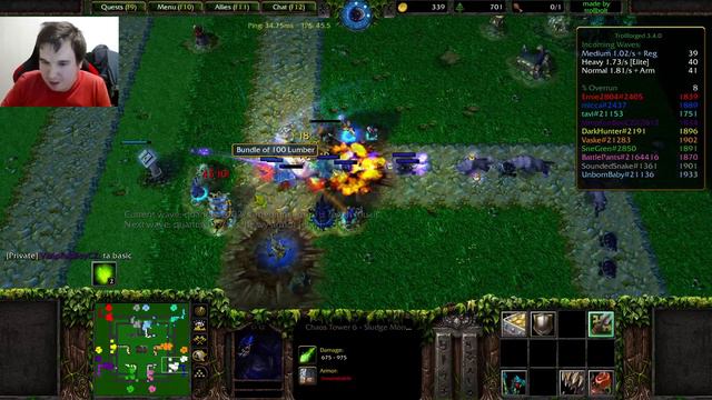 Warcraft 3 CZ/SK | #117 | Circle TD Trollforged 3.4.0 - Mám víc killů než lucky! :o смотреть онлайн