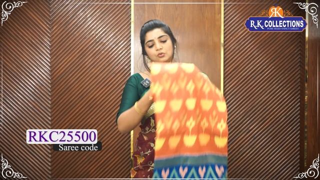 New Ikkath Patola Silk Sarees Rs.1610/- Only I Wholesale Store I@Rkcollectionssarees смотреть онлайн