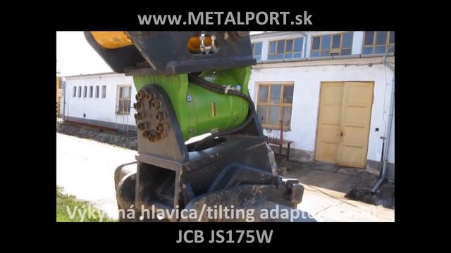 Výkyvná hlavica/tilting adapter JCB JS175W BVC250 140,CW30H,Verachtert смотреть онлайн