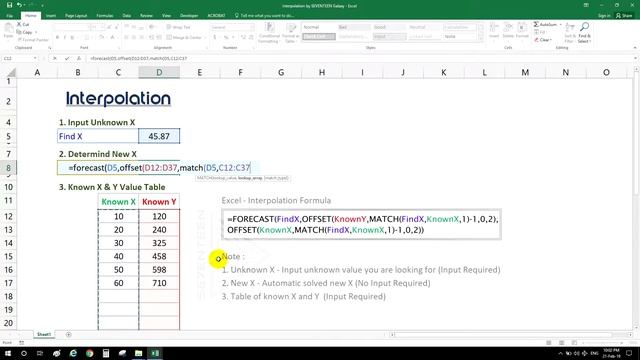 Quickly Interpolation by Excel смотреть онлайн