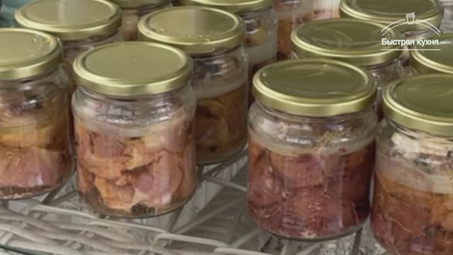 Обед в банке. Тушёнка в автоклаве из говядины и свинины смотреть онлайн