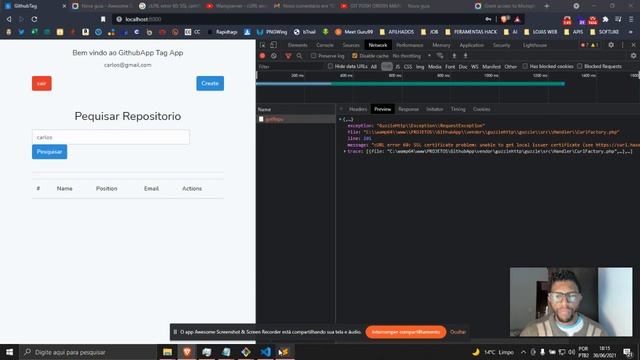 CURL ERROR 60 COMO RESOLVER ERRO CERTIFICADO CACERT GUZZLEHTTP LARAVEL #2 смотреть онлайн